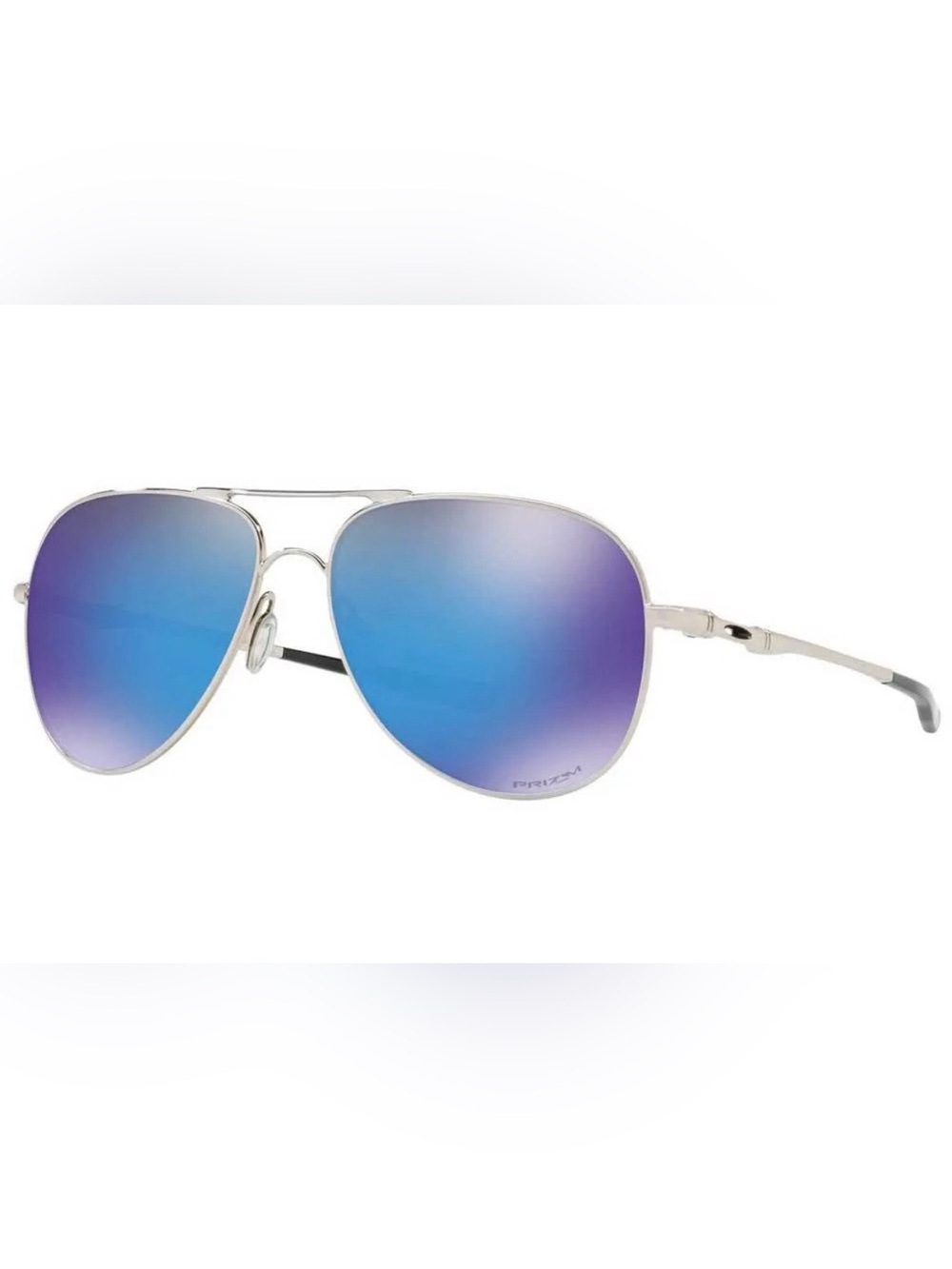 Oakley Elmont Prizm Blue Gradient Aviator Sunglasses - Silver Frame